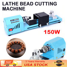 150w Mini Lathe Bead Polisher Machine Wood Grinding Woodworking Diy Tool Grinder