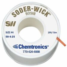 Chemtronics 50-4-25 Desoldering Wick25 Ft.4copperrosin