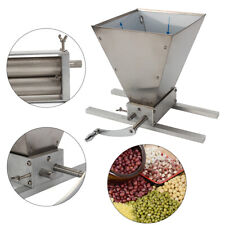 Stainless Manual Grain Mill Wheat Grinder Oat Feed Grinding Machine 2 Rollers