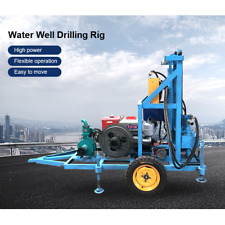 2024 Commercial Industrial Portable Diesel Drilling Rig For Water Well 120m 22hp