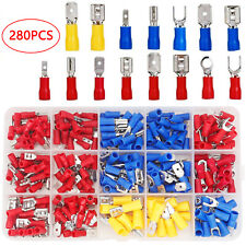 280pcs-car Wire Assorted Insulated Electrical Terminals Connectors Crimp Box Kit