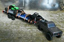High Clearance Gooseneck Trailer With Ramps Compatible With Scx24 Axial Rc Truck