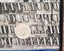 Alphabets Letterpress Print Type Atf 25 36pt Bodoni Bold Italic  A66 15