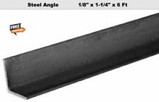 Steel Angle Iron 18 Thick X 1-14 X 6 Ft. Hot Rolled Carbon Steel Stock Mill