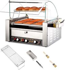 Commercial 1830 Hot Dog 711 Roller Grill Cooker Machine Cover Warmer Party New