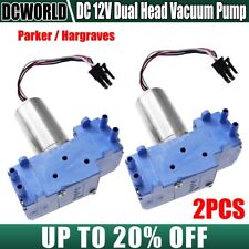 2pcs Bldc 12v Brushless Dc Motor Vacuum Pump Pwm Mini Double Head Diaphragm Pump