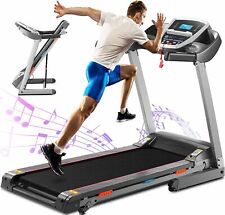 Treadmill With Incline 3.25hp Heavy Duty Electric Running Machine For Home Gym
