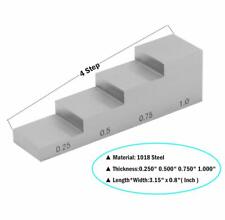 4 Step Calibration Block Ndt Calibrator For Ultrasonic Thickness Gauge Meter