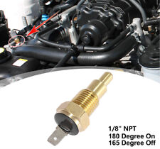 Radiator Fan Thermo Sensor Switch 18 Npt 180 Degree On 165 Degree Off Metal