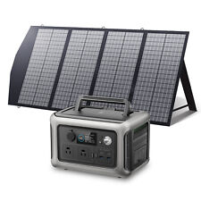 Allpowers 600w Portable Power Station Generator Battery With 140w Solar Panel