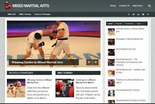Mixed Martial Arts - Established Profitable Turnkey Wordpress Website For Sale