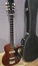 Electric Wooden Guitar 1960s Japan Vintage Teisco With Case