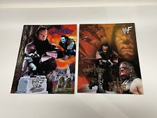 Wwf Wrestling 2-pocket Folder Lot Of 2 Undertaker Folders