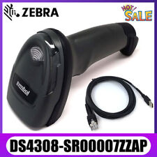 Zebra Symbol Ds4308-sr00007zzap 2d Handheld Barcode Scanner Reader W Usb Cable