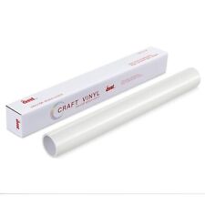 White 24 X 15 Permanent Vinyl Roll Adhesive Vinyl Roll For Diy Project...