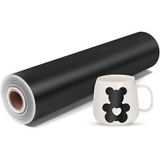 Glossy Matte Black Permanent Vinyl Roll Self Adhesive Craft Outdoor For Cricut