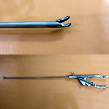 Laparoscopic Needle Holder Right Hand Curved Jaw 5x330mm Ss Surgical Instrument
