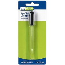 Ezy Dose Ear And Eye Medicine Dropper For Liquid Amp Essential Oils 1ml Glass