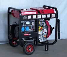 10kw Portable Diesel Generator Wheelkit Remote Start Level 2 Ev Charging Power