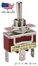 Heavy Duty Spdt On-off-on Toggle Switch 20a 125v 15a 250v Spade Terminals 13a