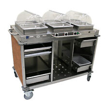 Cadco Cbc-hhh-l1 Electric Mobileserv Hot Food Buffet Cart