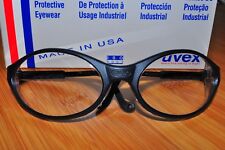 Uvex S1600 Bandit Safety Eyewear Glasswraparound Black Frame Clear Lens Usa