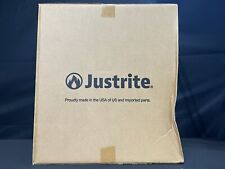 Justrite 09500 14 Gallon Galvanized Steel Disposal Can Red Factory Sealed