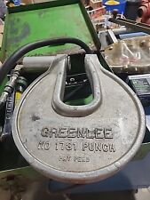 Greenlee No.1731 Knockout Punch Driver Wgreenlee 767 Hydraulic Pumpcase..read