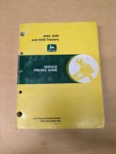 John Deere 4040 4240 4440 Tractor Service Pricing Guide Spg1004