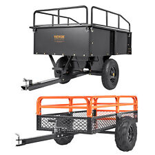 Vevor Dump Trailer Tow Behind Dump Cart 7501500 Lbs 15 Cu.ft Steel Construction
