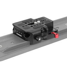 Camvate Quick Release Sliding Baseplate With Arri 12 Dovetail Bridge Sled Plate