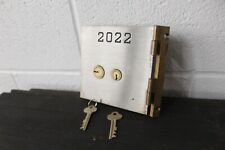 Vintage Diebold Safe Deposit Box Lock W Key Hinge Safety Door- Large