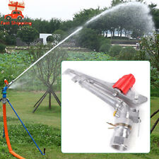 1.5 In Irrigation Sprinkler Large Impact Area Water Spray Gun 360 Adjustable