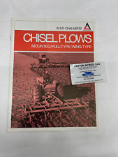 Brochure Spec Sheet For Allis-chalmers Mounted Pull Type Wing Type Chisel Plow