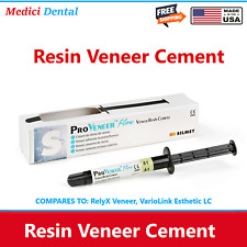 Dental Veneer Cement Resin Translucent Shade A1 Or A2 3gm Syringe - Silmet