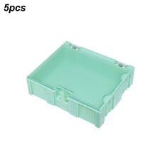 5pcs Md Smt Electronic Component Container Case Auto Lock Mini Storage Boxes E