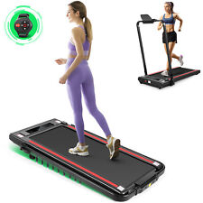 Max-300lb Under Desk Treadmill With Incline Walking Pad Electric Running Machine