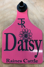 Cattle Cow Ear Tags Custom Personalized Guaranteed Not To Fade.