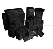 Swirl Black Jewelry Gift Boxes Cotton Filled Gift Craft Packaging Jewelry Boxes