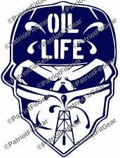 Oil Lifeoilfield Liferoughneckrig Lifeoil Rigskullstickervinyl Decals