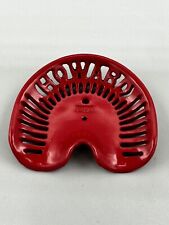 Vintage Miniature Cast Iron Howard Company Red Tractor Seat