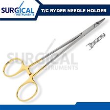 Tc Ryder Needle Holder 5.5 Tungsten Carbide Inserts Surgical Dental German Gr