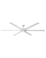 99 Inch 6 Blade Ceiling Fan With Light Kit-matte White Finish - Ceiling Fans -