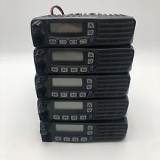 Lot Of 5 Used Icom Ic-f5021 Vhf 128ch Alpha Display 2-way Radio Parts Only A