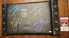 Wwf Wwe Ecw Mick Foley Autographed 4 Faces Of Foley Turnbuckle Pad Jsa Coa