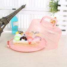 Cake Carrier Serving Container Multi-colored Baked Goods Caddy Display Case Usa