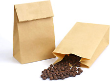Mini Brown Paper Bags Kslong 50pcs Small Kraft Paper Bags 1 Lb 3.5x2.2x6.7