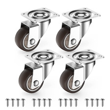 1 Inch Small Caster Wheels For Furniture Low Profile Casters Set Of 4 Total Capa