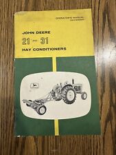 John Deere Om-h90845h 21 31 Hay Conditioners Operators Manual