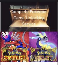 Pokmon Unlock Service For Scarlet Violet No Game Included